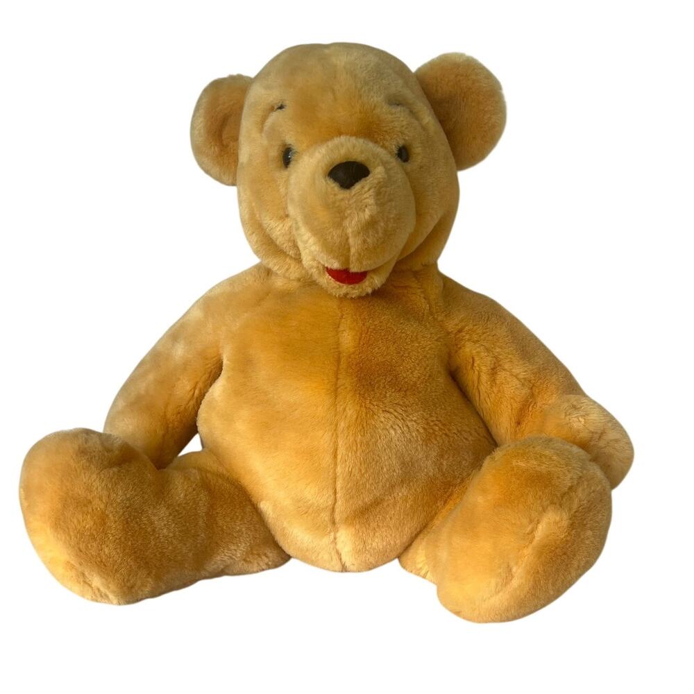 Vintage Winnie the Pooh Plush 14 Inch Disneyland Walt Disney World Park Souvenir